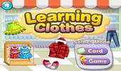 Learning Clothes screenshot 5