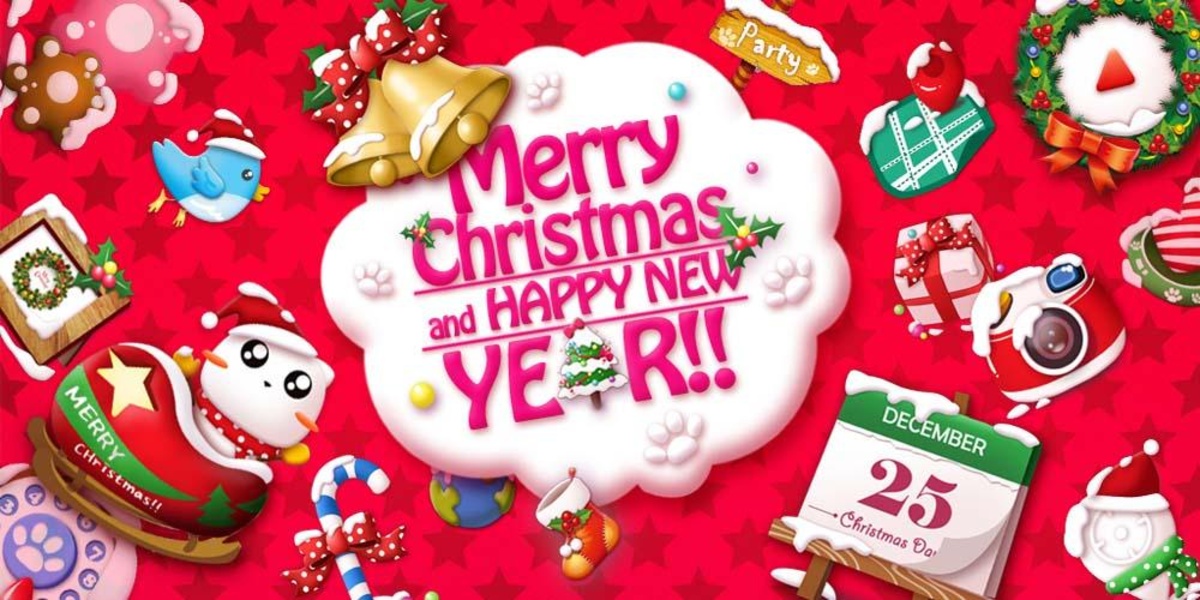 Christmas Cat GOLauncher EX Theme - Preview 1