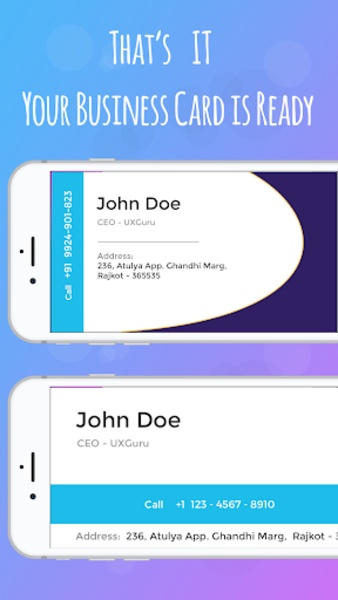 iBusiness Card Maker - Preview 2