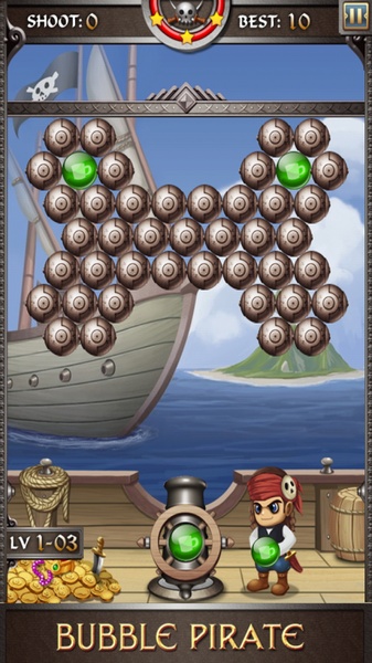 Pirate deals bubble shooter