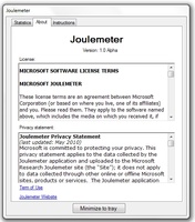 Joulemeter screenshot 2