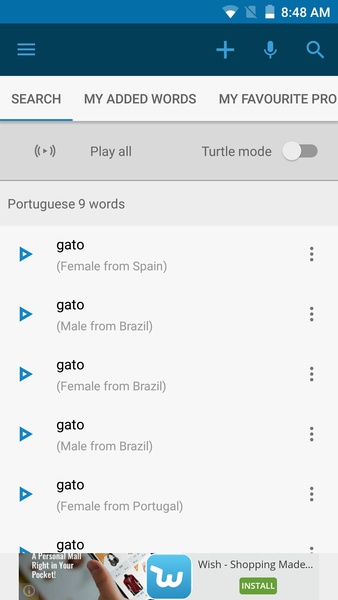 Forvo - Preview 6
