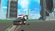 Futuristic Flying Police Car screenshot 3