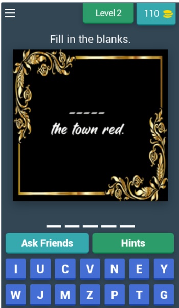 Fill in the Blank Word Game - Preview 3