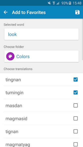 TL-EN Dictionary - Preview 1