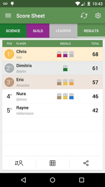 7 Wonders Score Sheet - Preview 4
