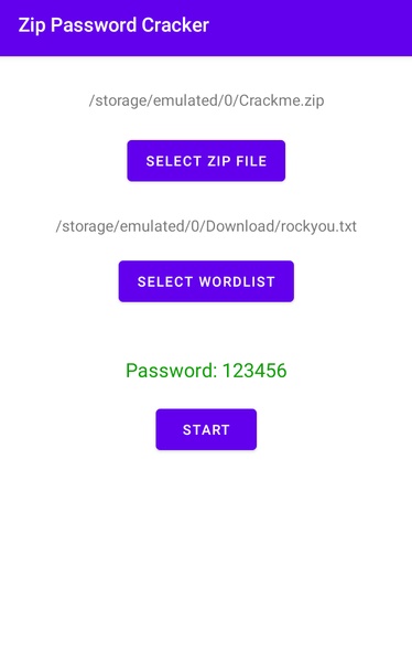 Zip Password Cracker - Preview 2
