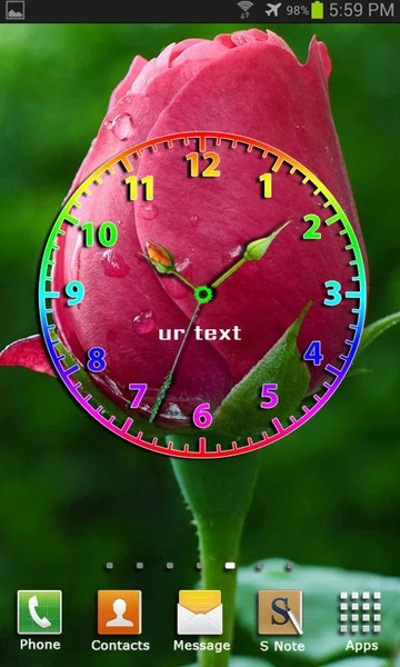 Flower Clock Live Wallpaper - Preview 9