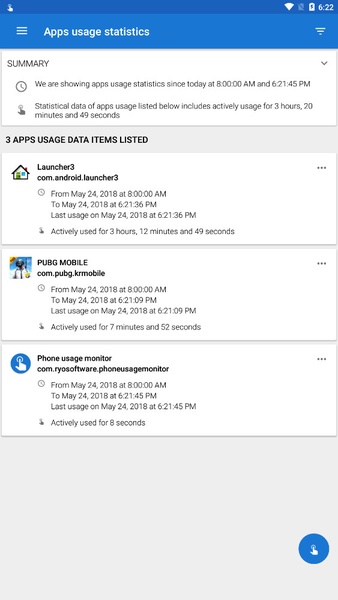 Phone usage monitor - Preview 1
