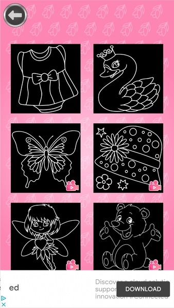 Glitter Dress Coloring - Preview 6