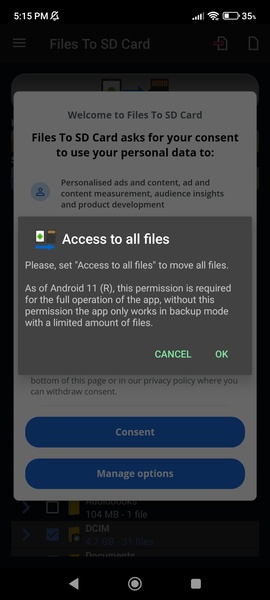 Files To SD Card - Preview 3