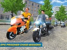 Prison Escape Cop Bike Chase screenshot 4