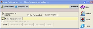Flash Screensaver Maker screenshot 1