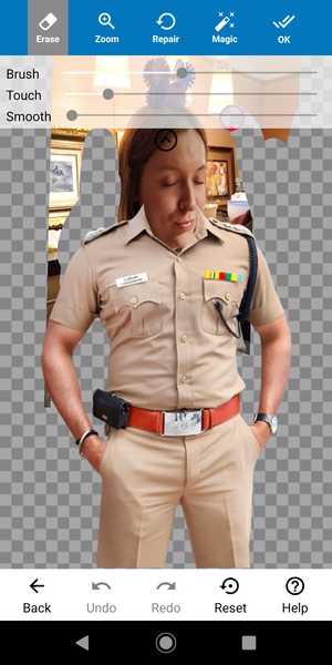 Men Police Suit Photo Editor - Preview 5