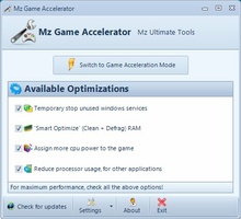 Mz Game Accelerator screenshot 1