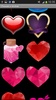 100 наклейки сердце screenshot 3