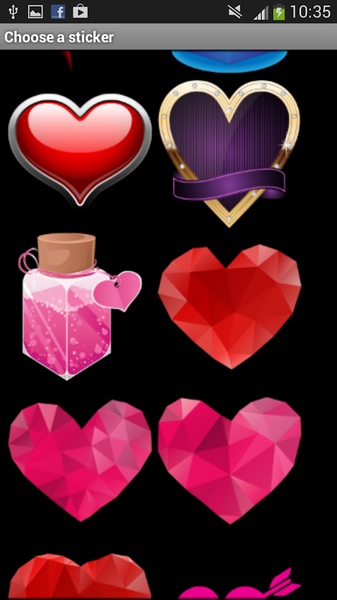 100 Heart Stickers - Preview 3