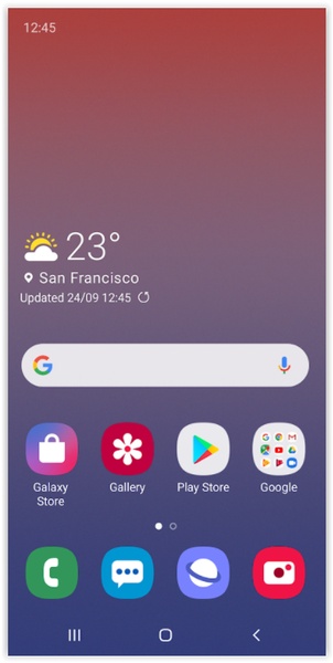Samsung One UI Home - Preview 3