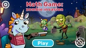 Math games: Zombie Invasion screenshot 2