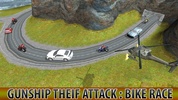 Gunship Thief Attack:Bike Race screenshot 7