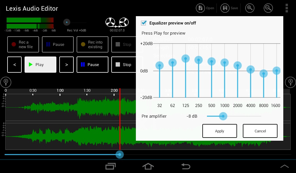 Lexis Audio Editor - Preview 1