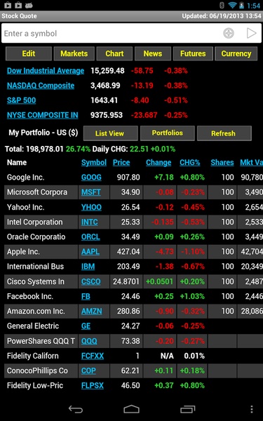 Stock Quote - Preview 16