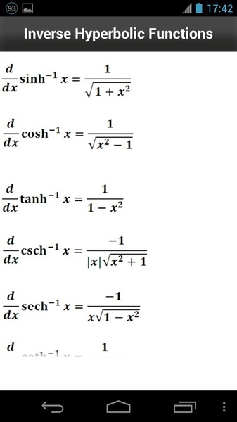 Calculus Formulas - Preview 2