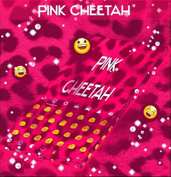 Pink Cheetah GO Keyboard - Preview 3