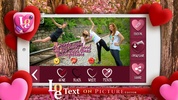Love Text on Pictures Editor screenshot 5