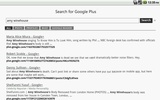 Google Plus Suche screenshot 1