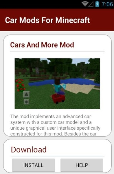 Car Mods For Minecraft - Preview 3