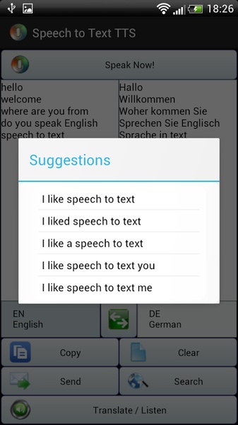 Speech to Text Translator TTS - Preview 2