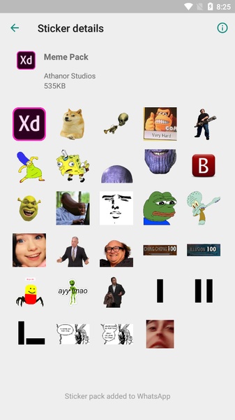 Meme Stickers Pack pour Android - Télécharge l'APK à partir d'Uptodown