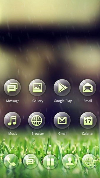Green GOLauncher EX Weather 2in1 - Preview 6