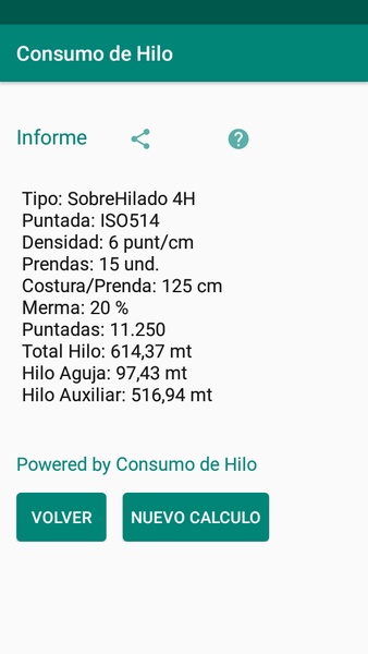 Consumo de Hilo - Preview 3