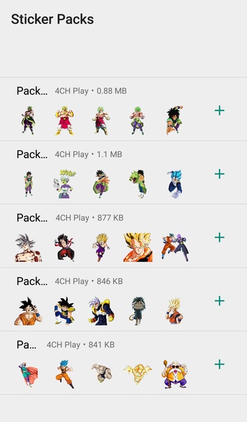 Dragon Ball Stickers - WAStickerApps - Preview 1