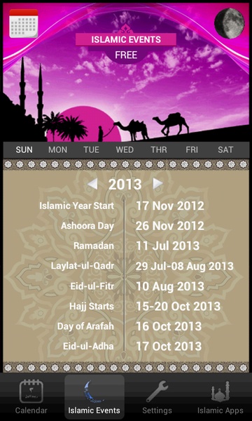 Islamic Calendar (Hijri) Free for Android - Download the APK from Uptodown