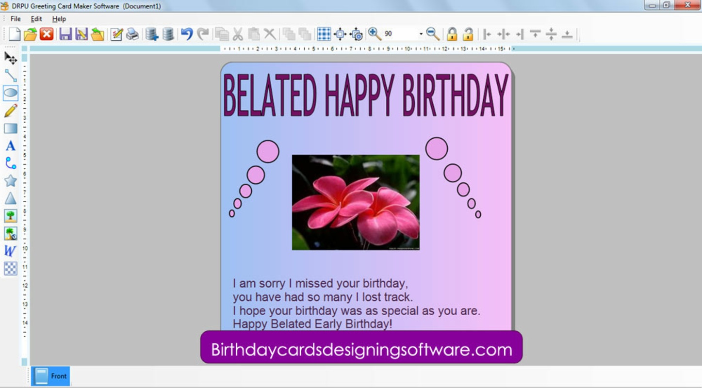 Greeting Card Maker Software screenshot 2