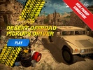 Desert Offroad Pickup Trucks screenshot 5