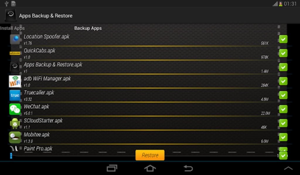 Apps Backup & Restore - Preview 3