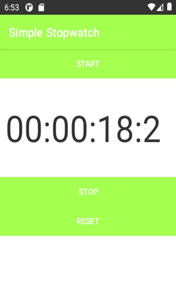 Simple Stopwatch - Preview 1