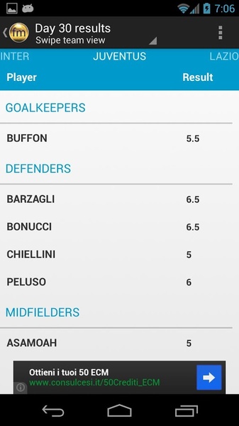 Serie A Fantasy Football - Preview 4