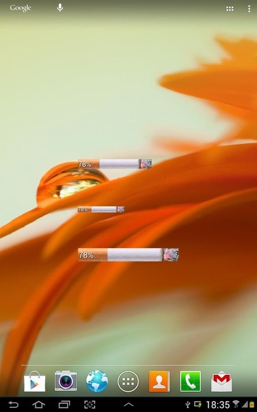 Cigarette Battery Widget - Preview 3