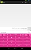 GO Keyboard Pink screenshot 4
