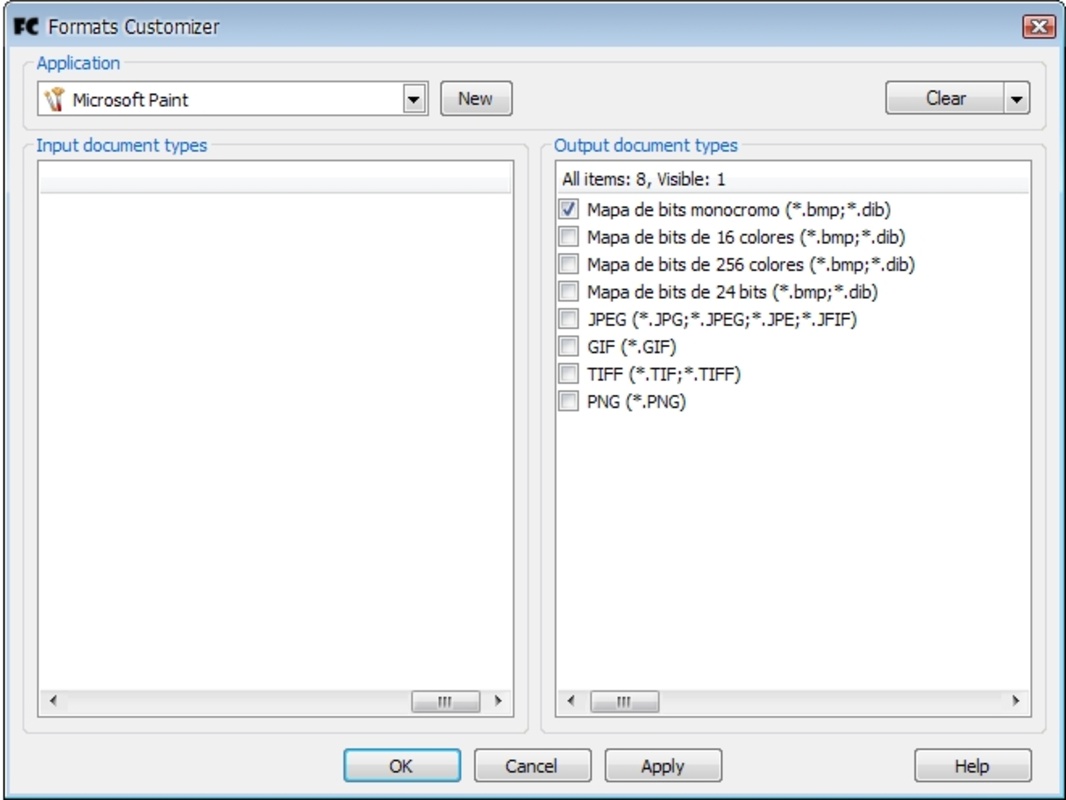 Formats Customizer screenshot 4
