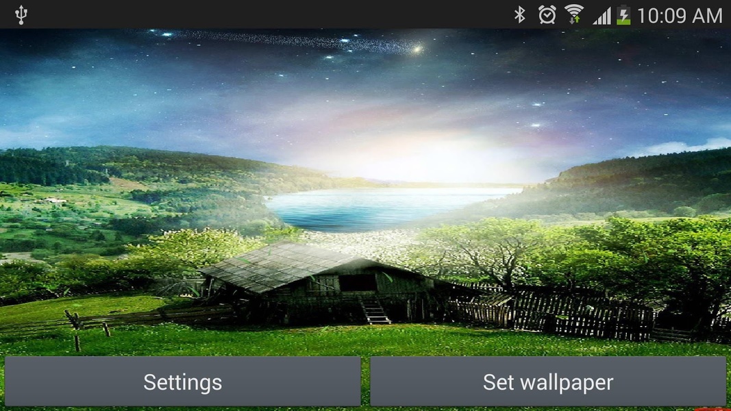 Nature Live Wallpaper Meteors - Preview 4