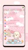 SMS Theme Rabbit Fluffy Pink screenshot 4