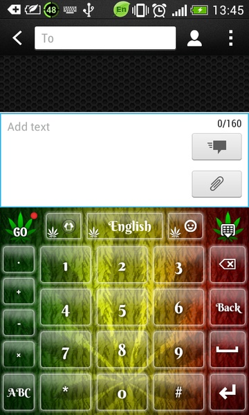 GO Keyboard Weed Keyboard Theme - Preview 10
