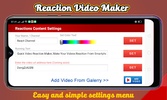Reaction Video Maker App screenshot 2