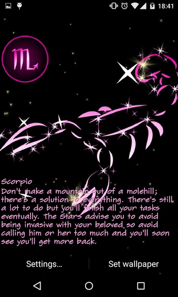 Your Daily Horoscope Live Wallpaper Free - Preview 14